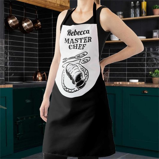 Master Chef, met naam - Gift Schort