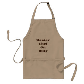 Master Chef op Duty schort, Standaard Schort