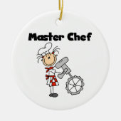 Master Chef - Vrouw Keramisch Ornament (Voorkant)