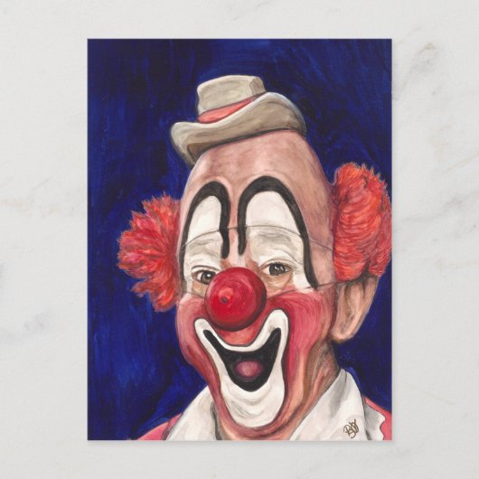 Master Clown Lou Jacobs Briefkaart (Voorkant)