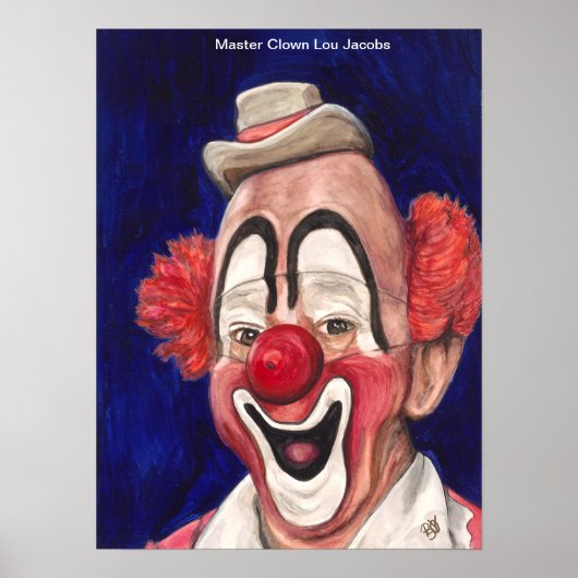 Master Clown Lou Jacobs Poster (Voorkant)