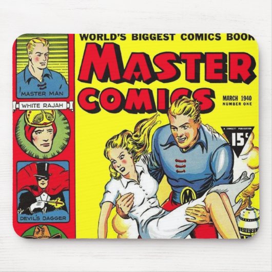 Master Comics #1 Muismat (Voorkant)