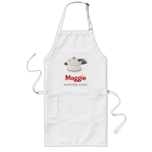 Master Cook - Apron Lang Schort (Voorkant)