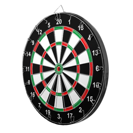 Master Darts Board Basic Round Target Classic game Dartbord (Voorkant Rechts)