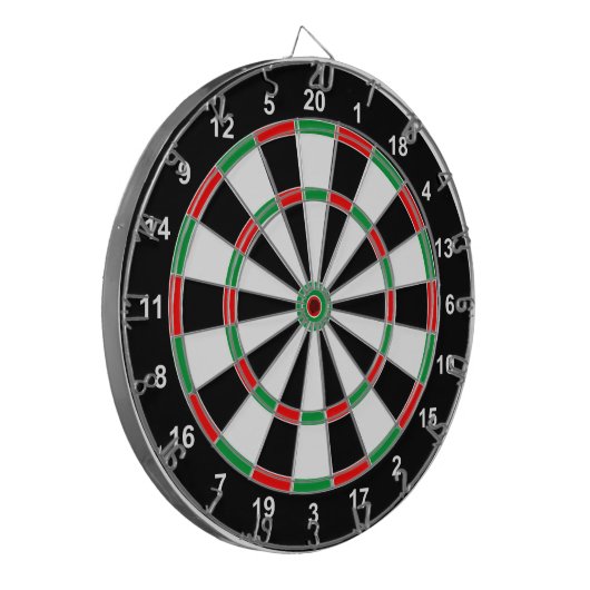 Master Darts Board Basic Round Target Classic game Dartbord (Voorkant Links)