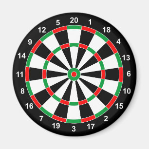 Master Darts Board Basic Round Target Classic game Magneet