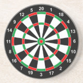 Master Darts Board Basic Round Target Classic game Zandsteen Onderzetter (Voorkant)
