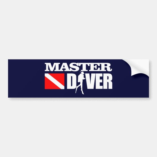 Master Diver 2 Bumpersticker (Voorkant)