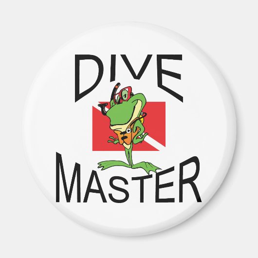 Master Diver SCUBA Magneet (Voorkant)