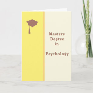 Master en Psychologie Carte de voeux