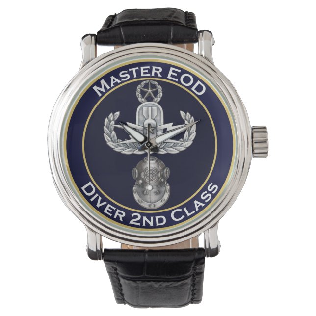 Master EOD 2e klasse-duiker Horloge (Voorkant)
