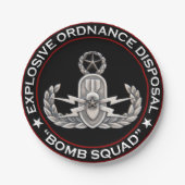 Master EOD Bomb Squad Papieren Bordje (Voorkant)