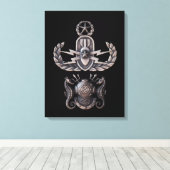 Master EOD Diver Canvas Afdruk (Insitu (Houten vloer))
