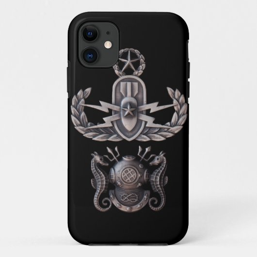 Master EOD Diver Case-Mate iPhone Case (Achterkant)