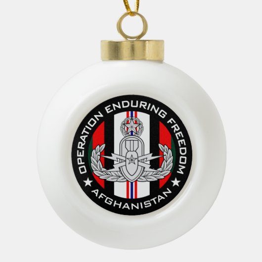 Master EOD OEF Keramische Bal Ornament (Voorkant)