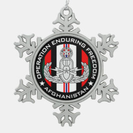 Master EOD OEF Tin Sneeuwvlok Ornament