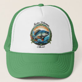 Master Fisherman gepersonaliseerd Trucker Pet