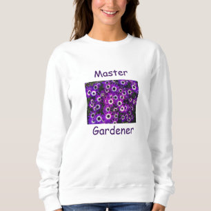 Master Gardener Beauful Paars Flower Floral Trui