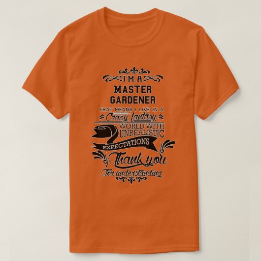 Master Gardener Birthday kerstcadeauPresent 1 T-shirt (Design voorkant)