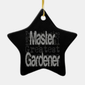 Master Gardener Extraordinaire Ceramic Ornament (Achterkant)