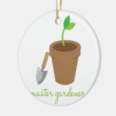 Master Gardener Keramisch Ornament (Links)
