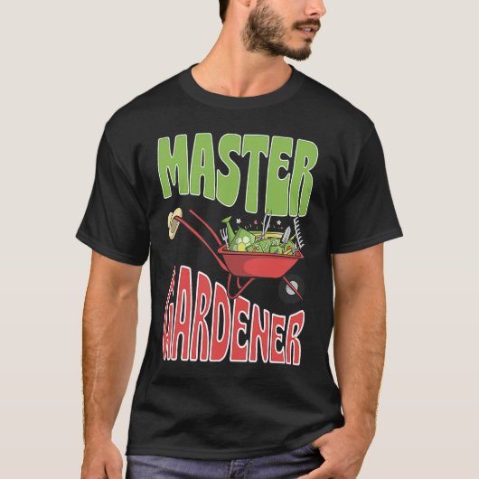 Master Gardener Vegetable Gardening Plant Lover T-shirt (Voorkant)