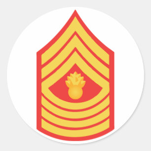 Master Gunnery Sergeant Ronde Sticker