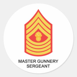 Master Gunnery Sergeant Ronde Sticker