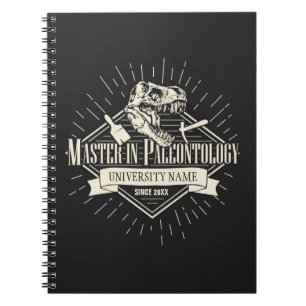 Master in paleontologie notitieboek