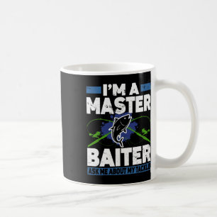 Master Iter-shirt Funny Vissen Visser Vis Koffiemok