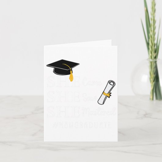Master Master of Social Work Afstuderen Kaart (Voorkant)