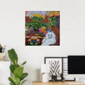 "Master of Cat College" van Louis Wain Poster (Thuiskantoor)