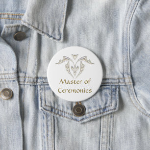 Master of Ceremonies - MC-Button Ronde Button 7,6 Cm