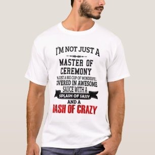 Master of Ceremony T-Shirt Gift/Cadeau, grappig