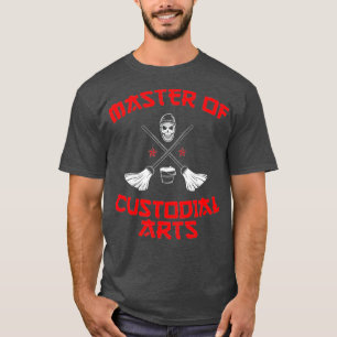 Master of Custodial Arts school bewaargift T-shirt