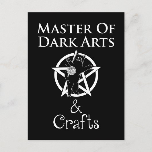 Master of Dark Arts & Crafts Briefkaart (Voorkant)