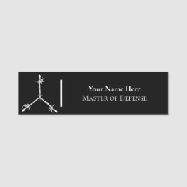 Master of Defense Name Tag