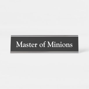Master of Minions Bureau Naambordje