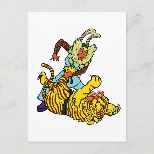 Master of Rabiit Briefkaart (Voorkant)