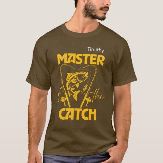 Master Of The Catch Custom SVG Graphic T-Shirt (Devant)