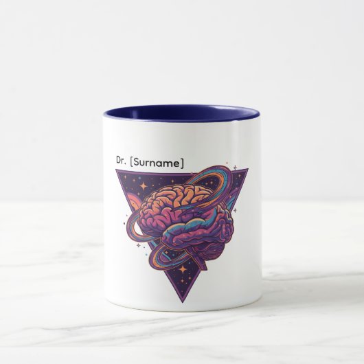 Master of the Mind - Personalized Dr. [Name] Mug Mok (Midden)