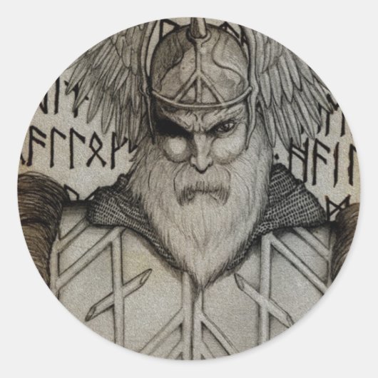 "Master of the Runes" Stickers (Voorkant)