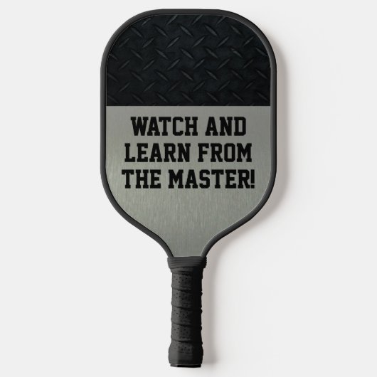 Master Pickleball Player Funny Cool Pickleball Paddle (Achterkant)