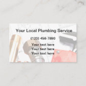 Master Plumber Cartes de visite (Devant)