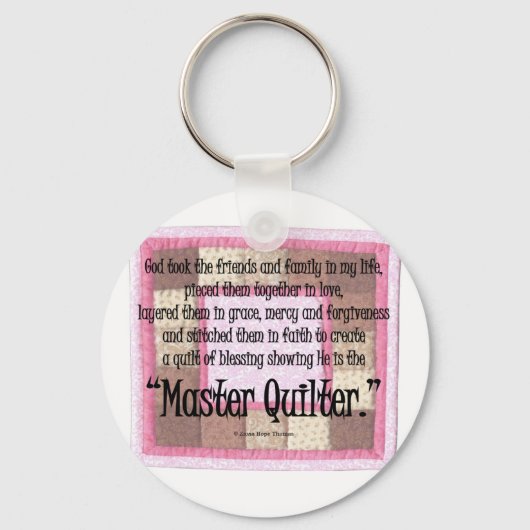 Master quilter sleutelhanger (Voorkant)