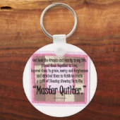 Master quilter sleutelhanger (Voorkant)