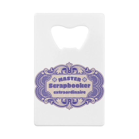 "Master Scrapbooker Extraordinaire" (Dos)