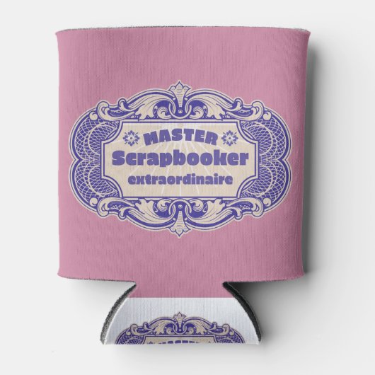 "Master Scrapbooker Extraordinaire" Blikjeskoeler (Voorkant)