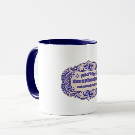 "Master Scrapbooker Extraordinaire" Mok (Voorkant links)