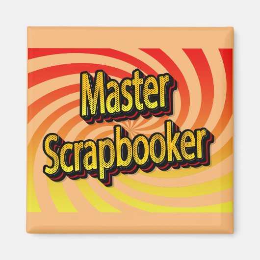 "Master Scrapbooker" Magneet (Voorkant)